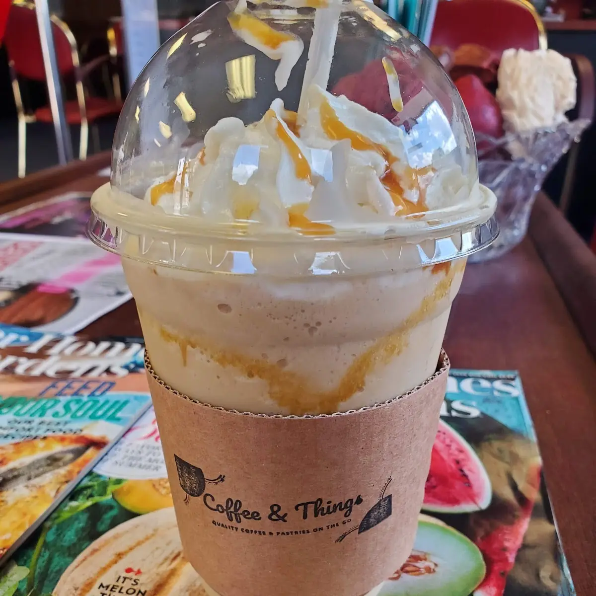 Caramel Cream Cheesecake Frappy