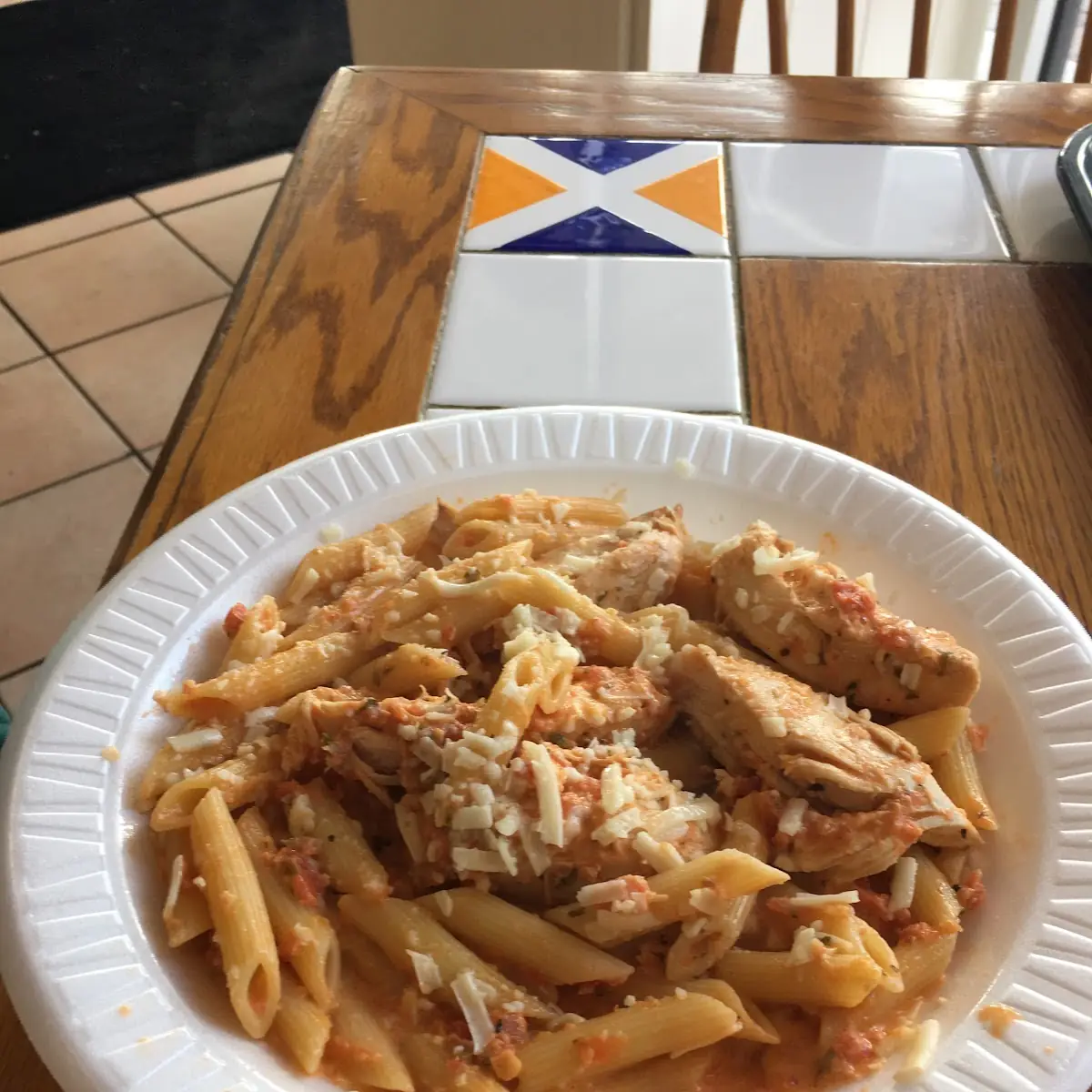 Smoked Chicken with Penne Pasta