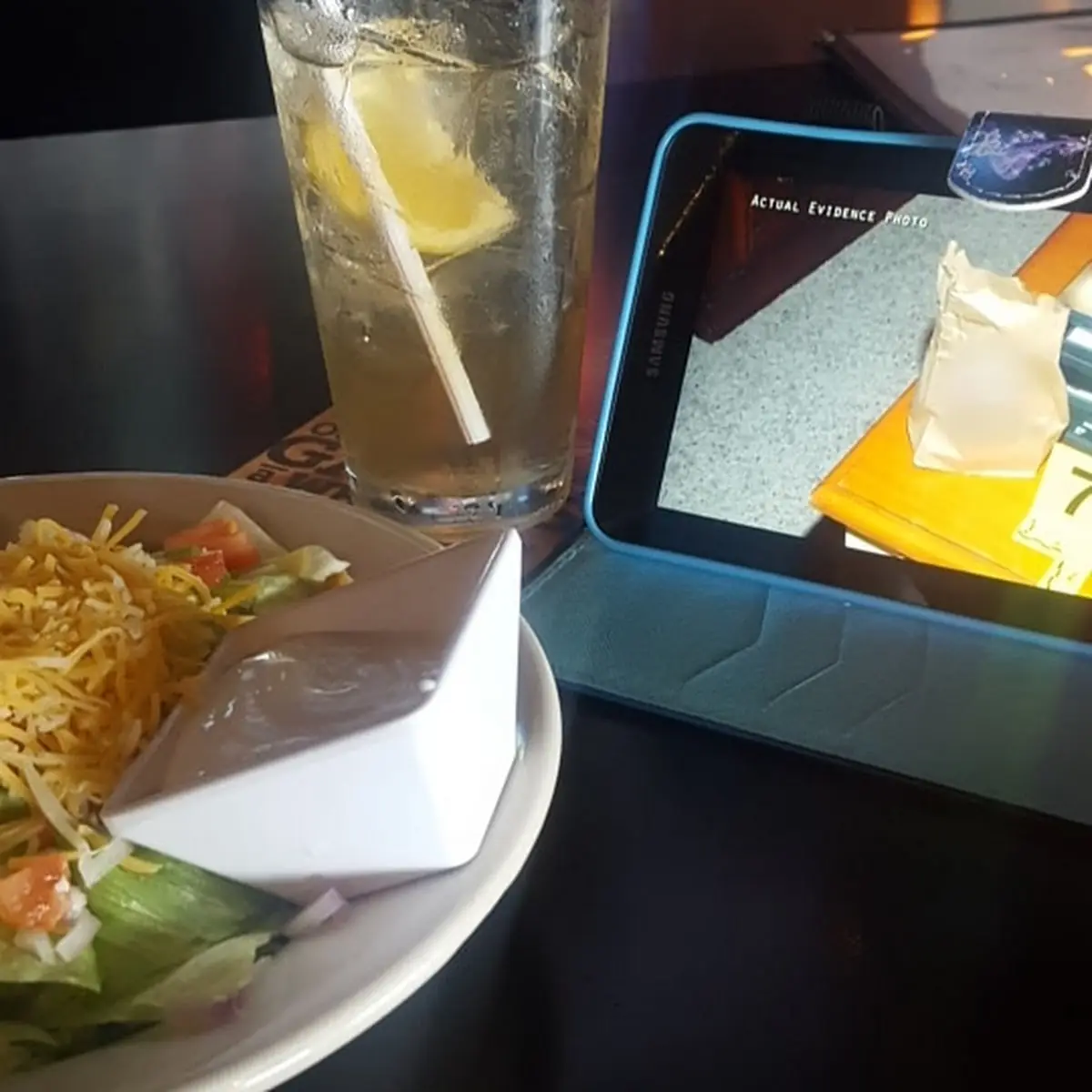 Long Island and a Salad