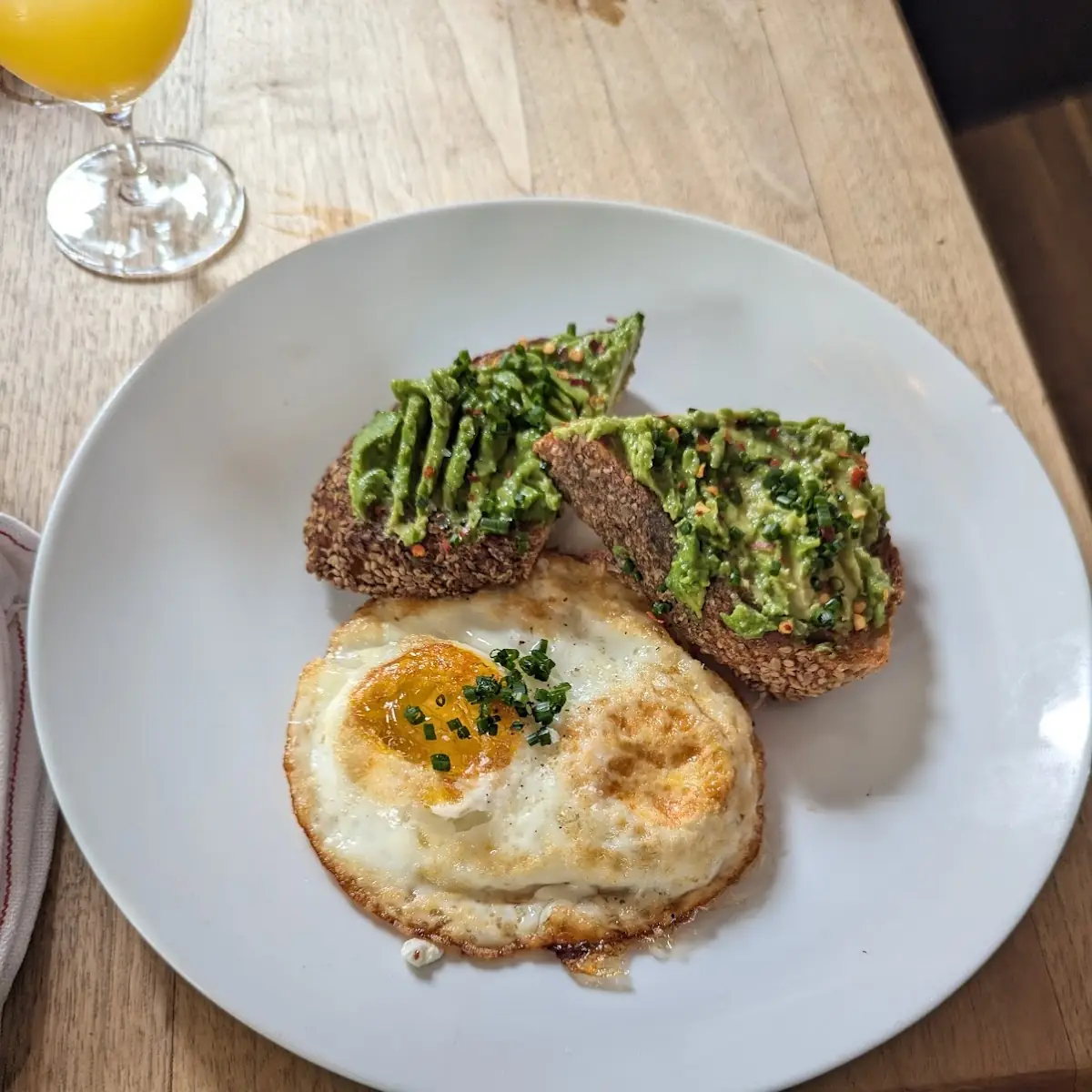 Avocado Toast with Poached Eggs