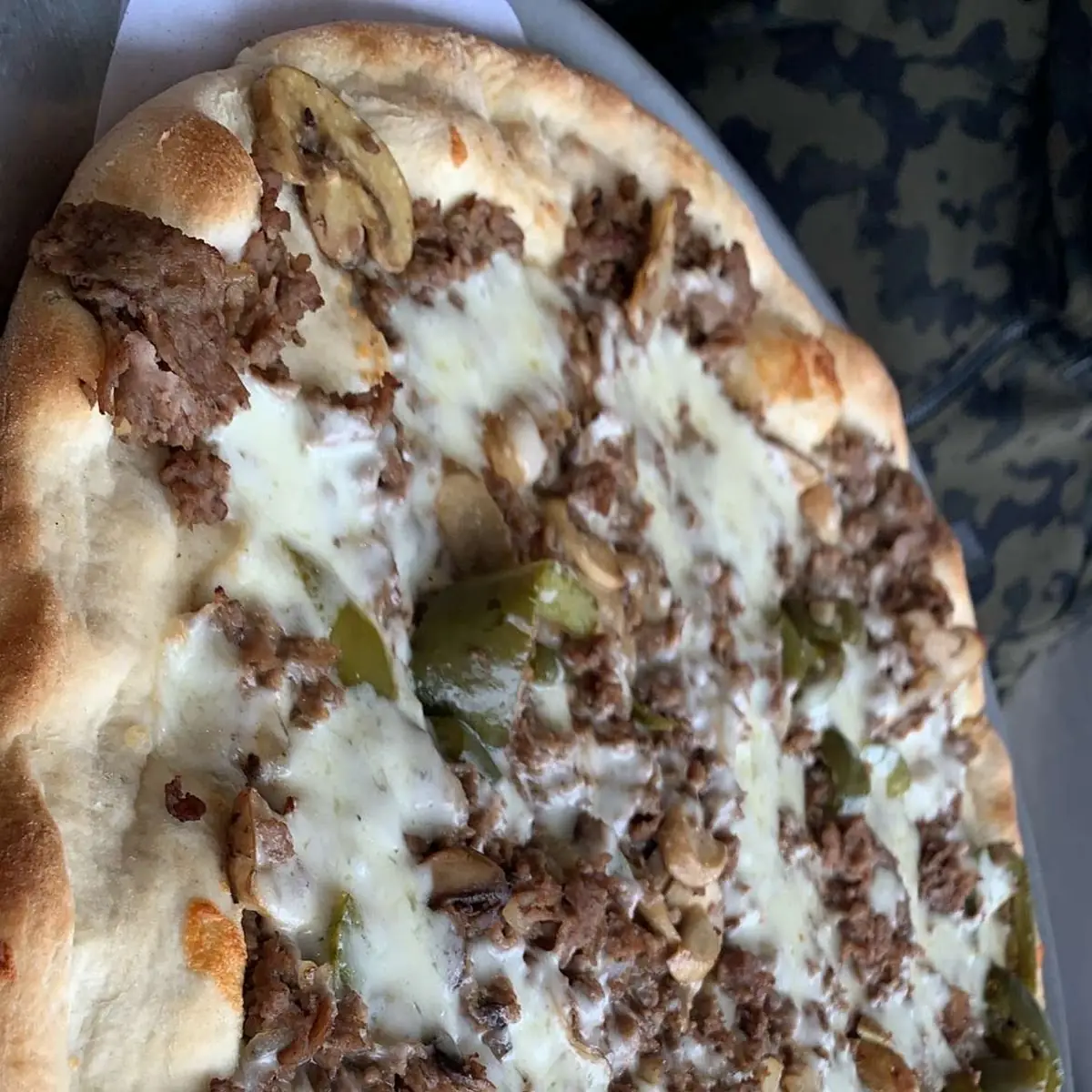 Philly Cheese Pizza
