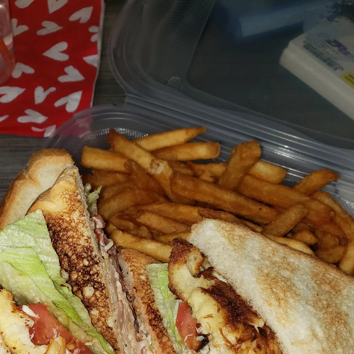Seafood Club Sandwich