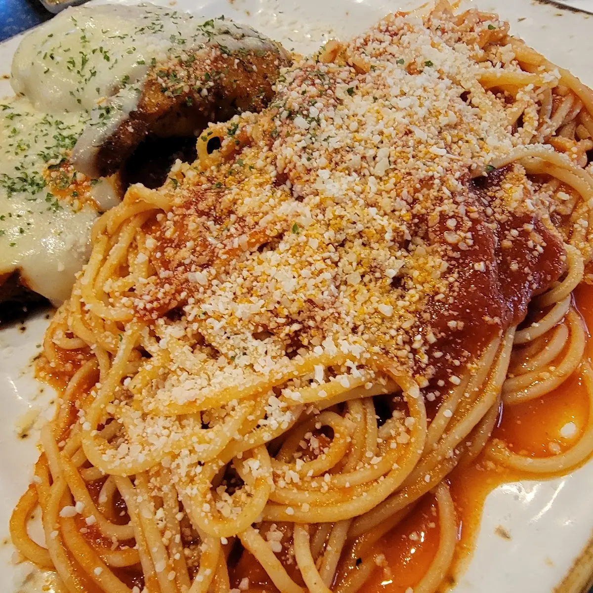 Chicken Parmesan with Pasta