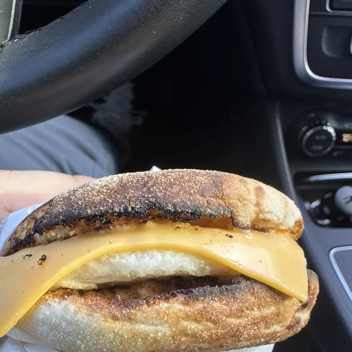 Egg and Cheese on English Muffin