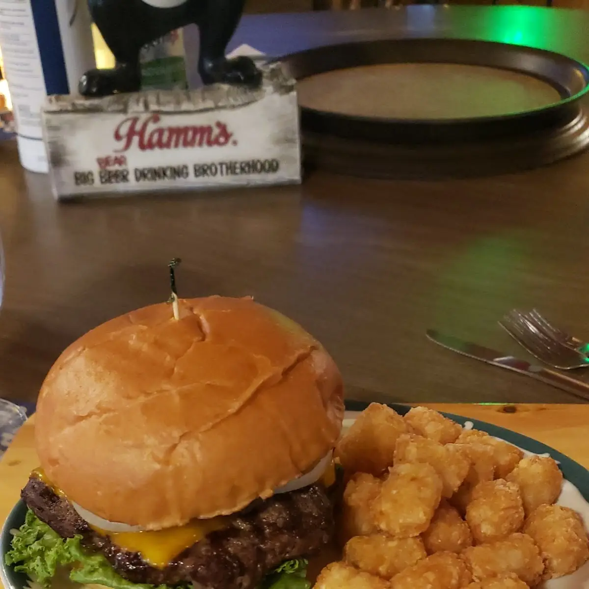 BYO Burger and Tots