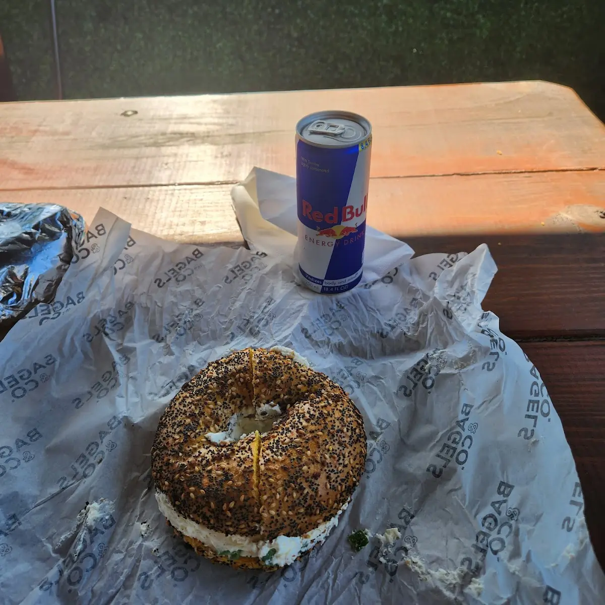 Egg Everything Bagel with Bacon and Chive Shmear
