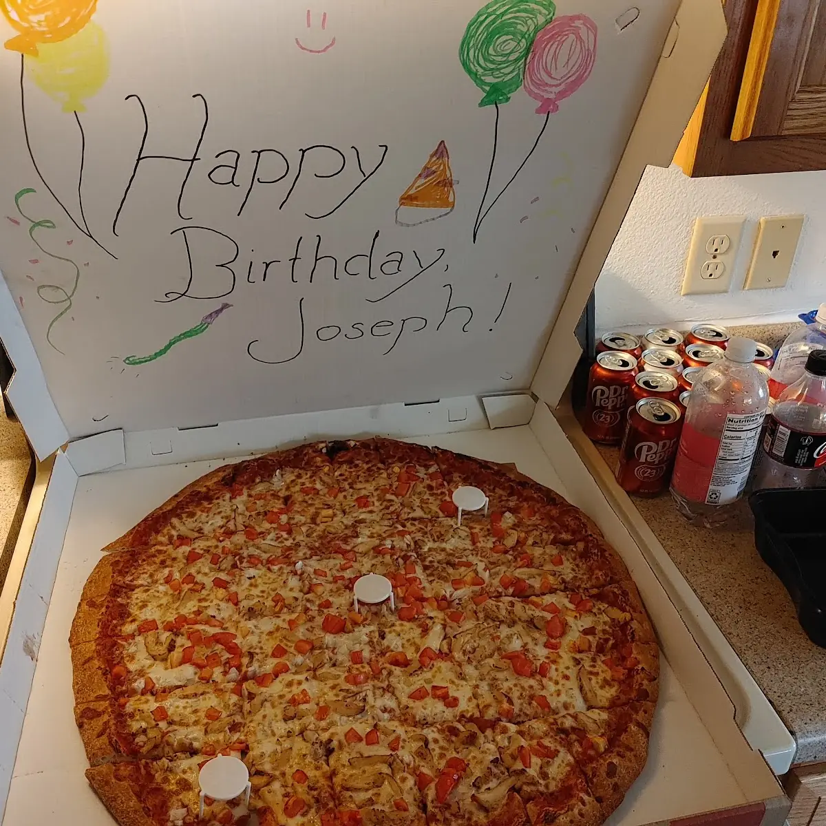Chicken Bacon Ranch Pizza