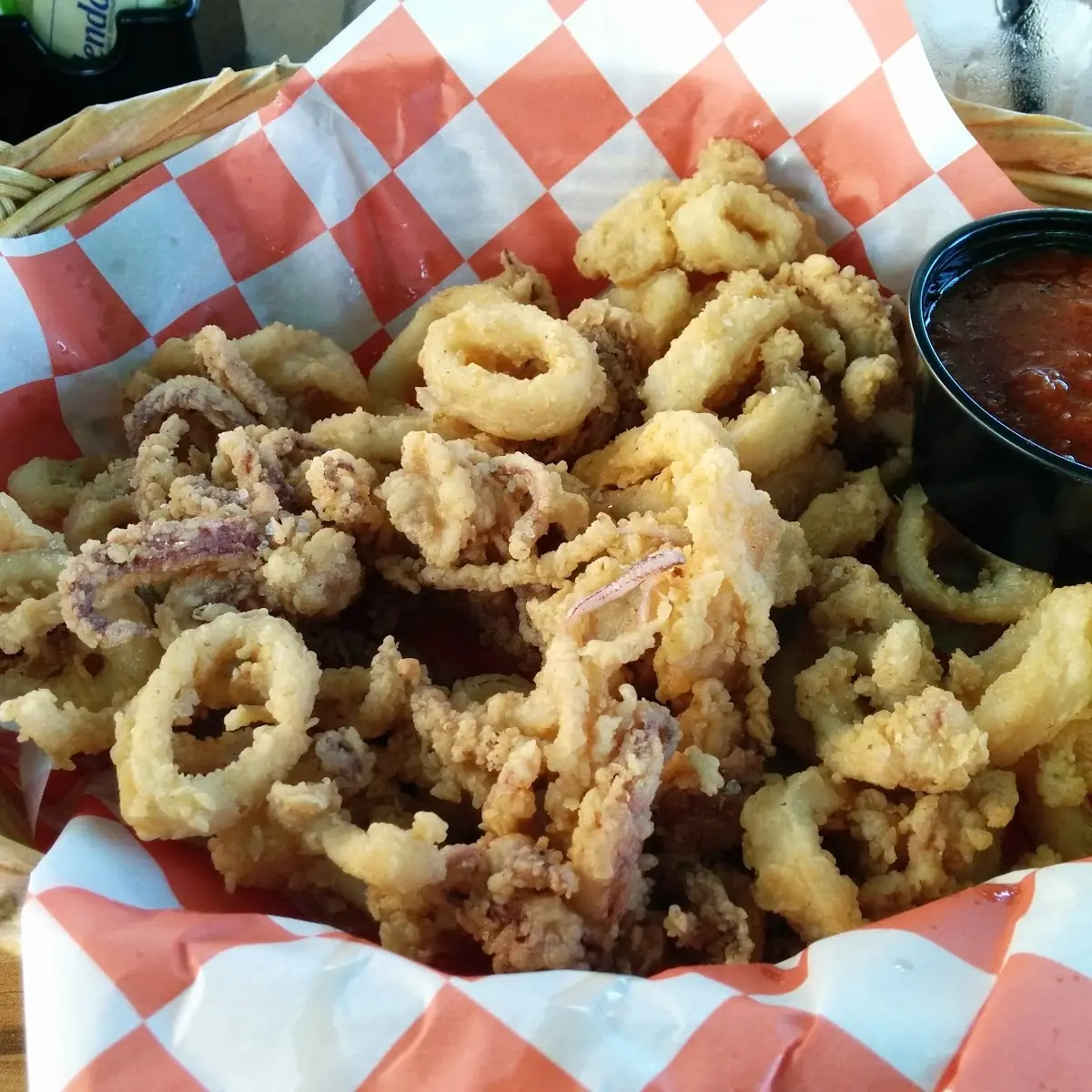 Fried Calamari with Marinara Sauce