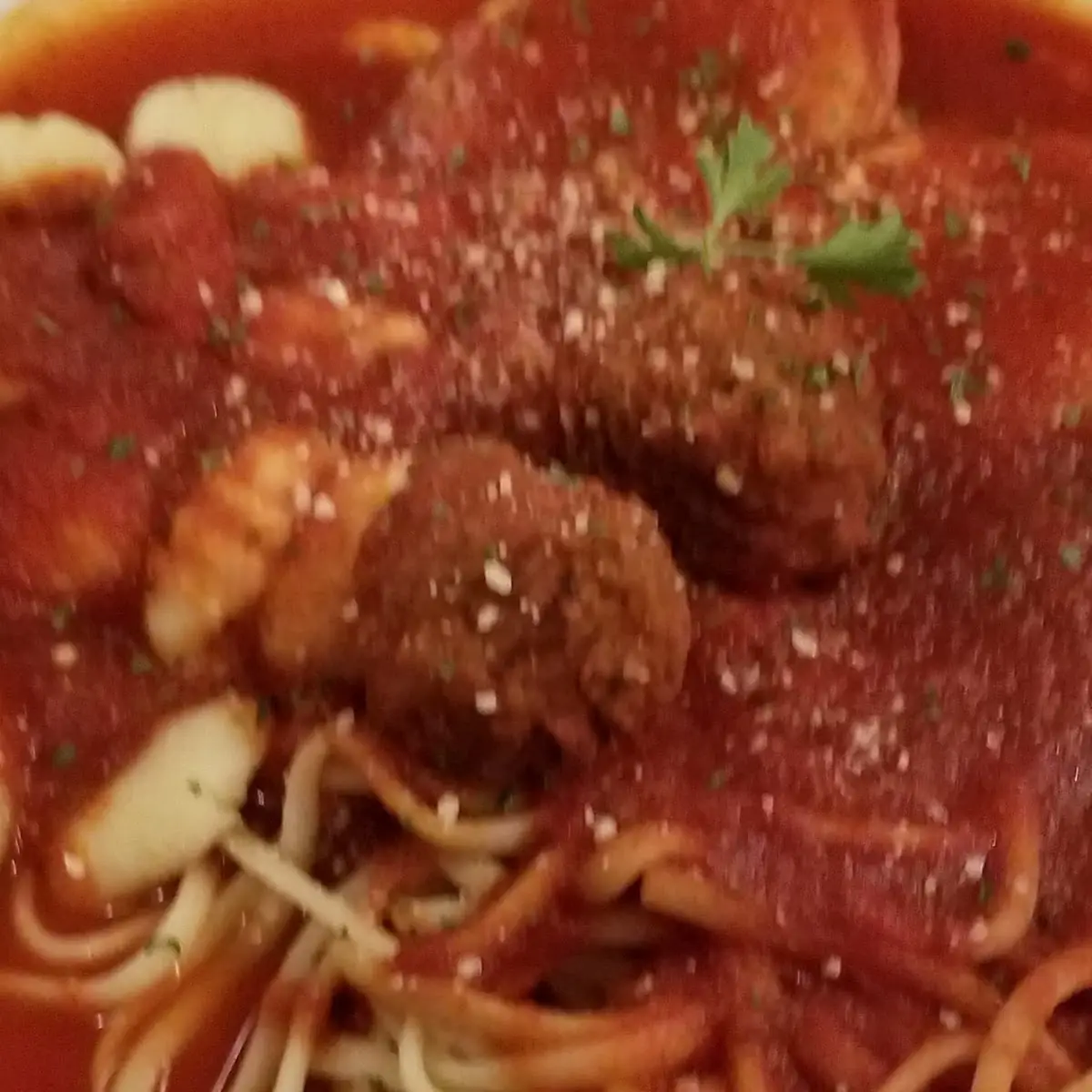Kids Spaghetti and Meatballs