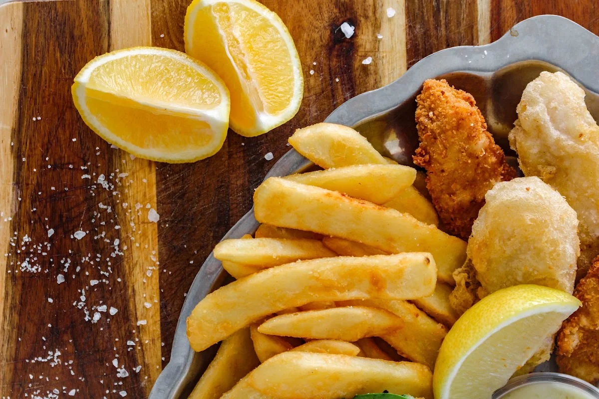 Battered Chips, Blue Ocean Seafood