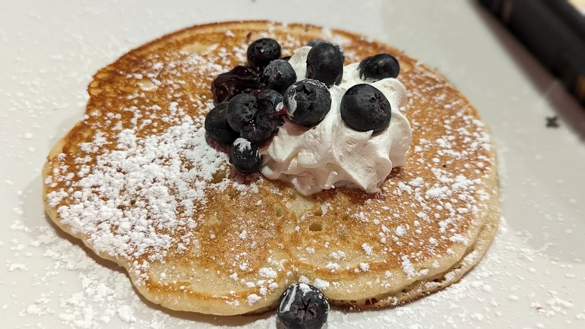 Blueberry Pancakes, Stacked Pancake & Breakfast House