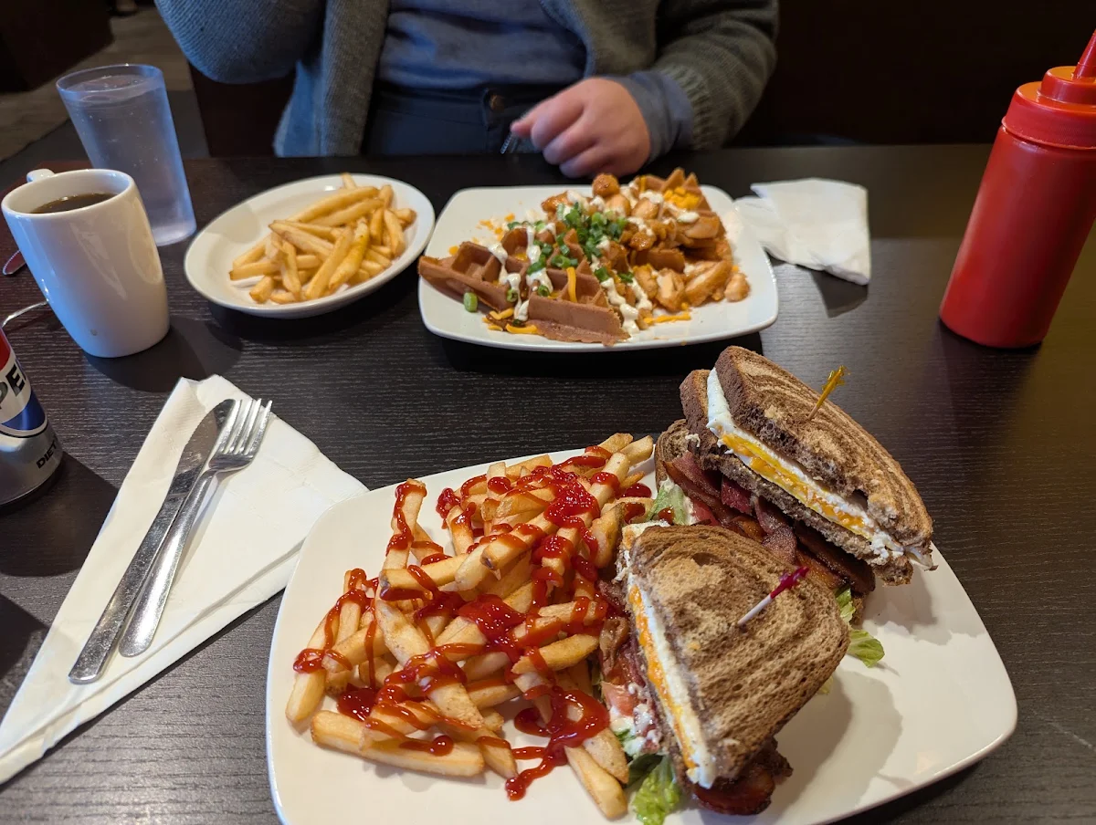 Waffles French Toast Burgers & Wraps, Stacked Pancake & Breakfast House
