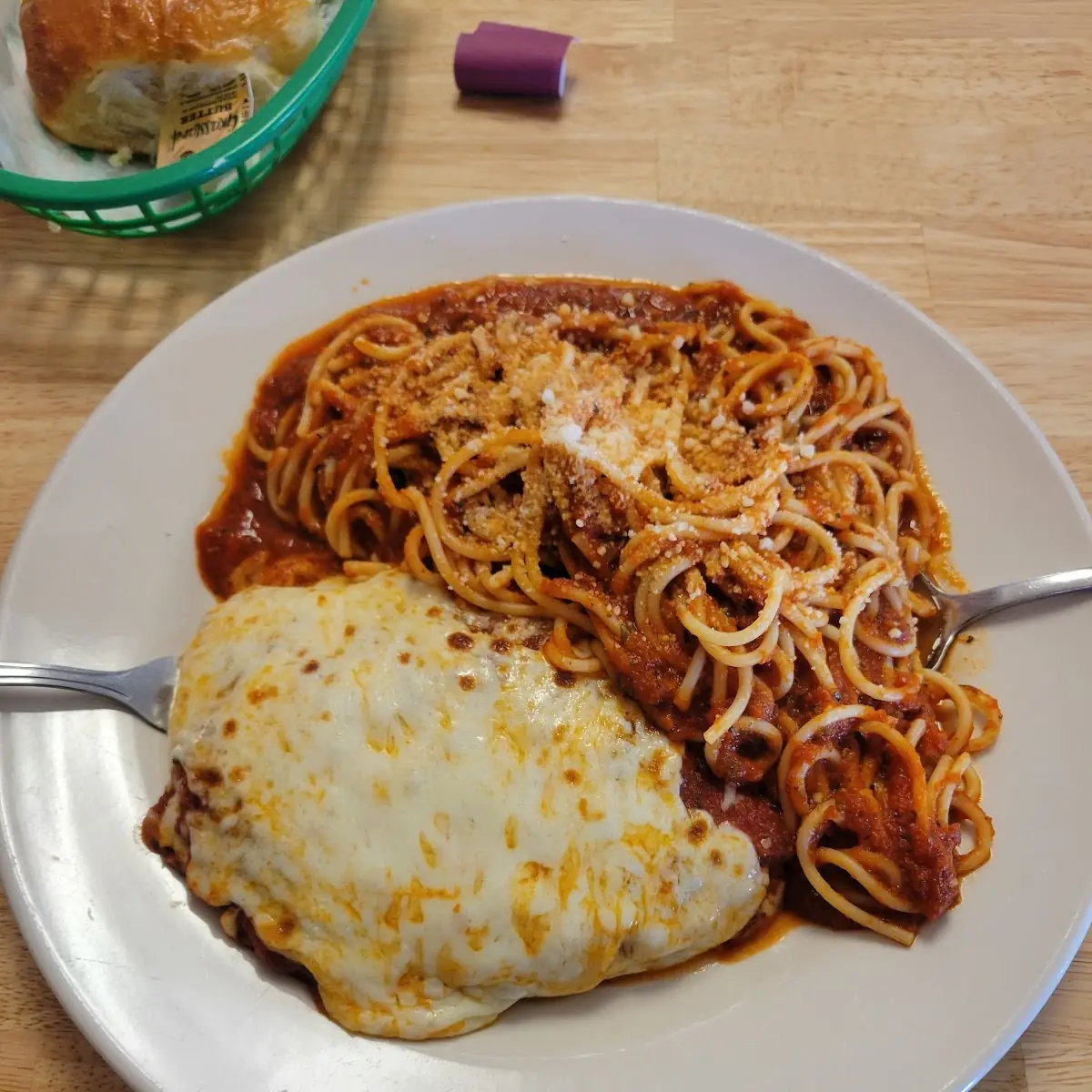 Chicken Parmesan Lunch Portion