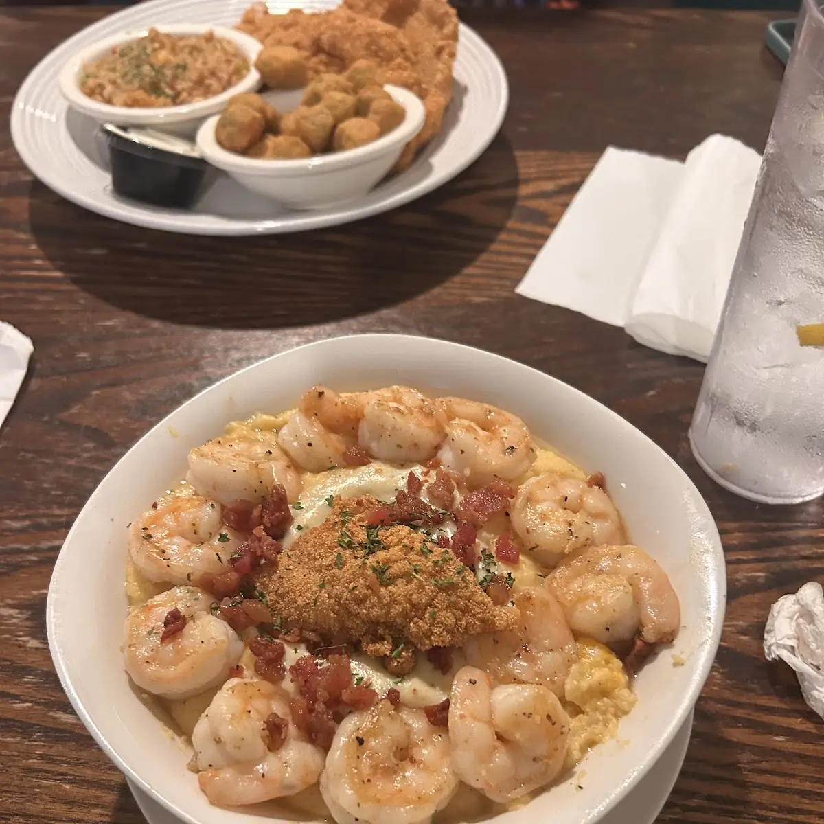 Shrimp & Grits w Catfish