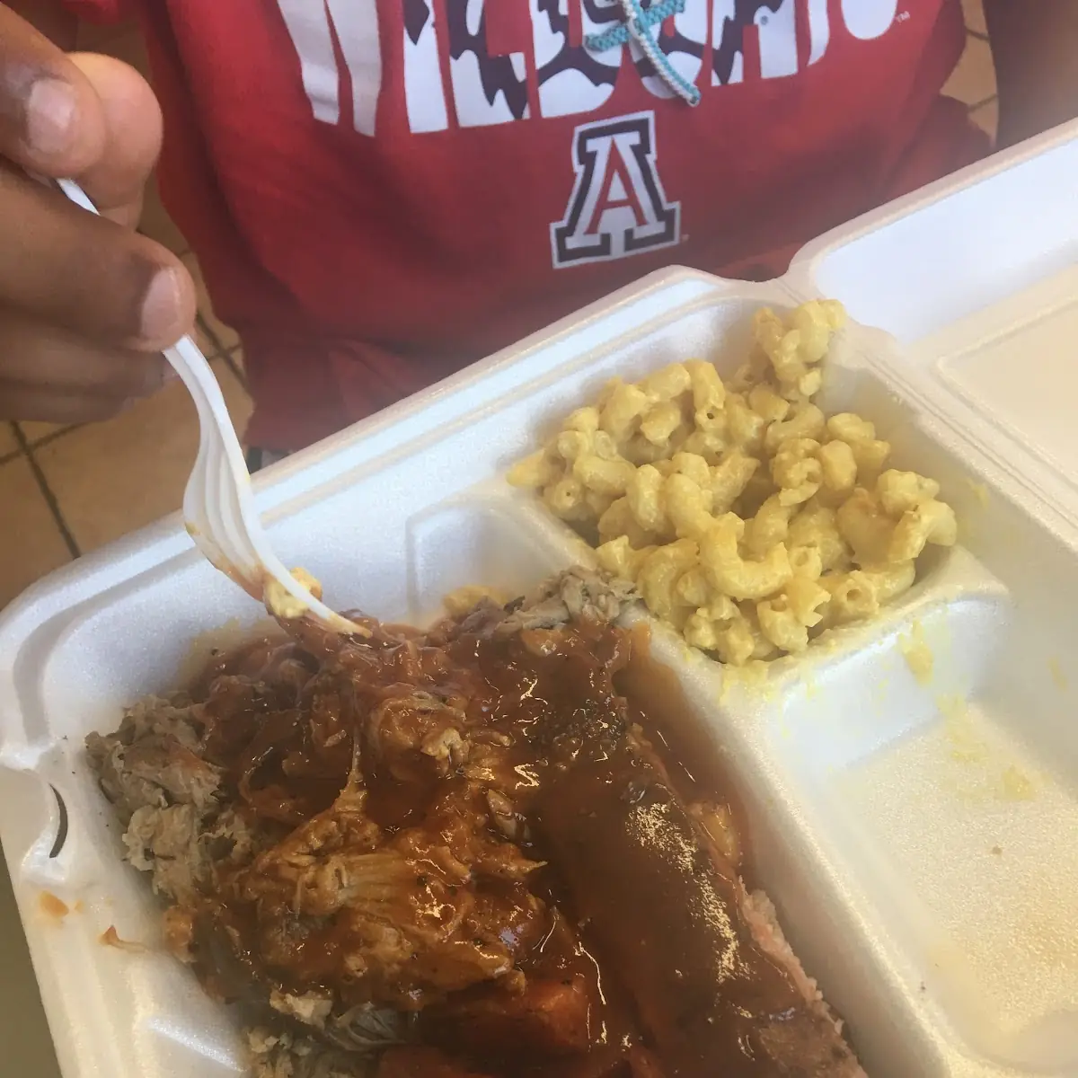 Beef Brisket Collard Greens and Mac and Cheese