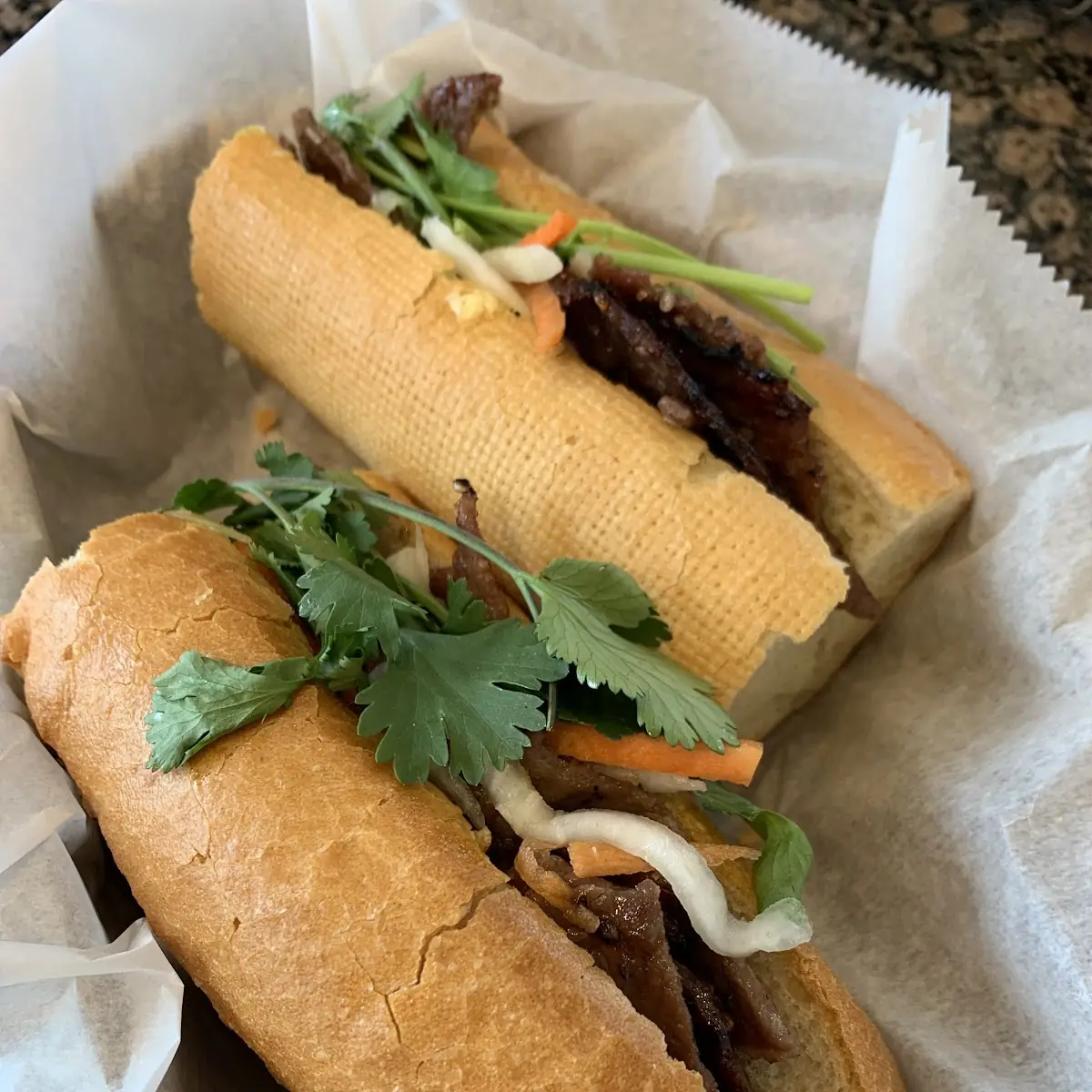 Vietnamese Style Combination or Pate Pork Roll Bánh MÌ Thịt Nguôi Pate Cha