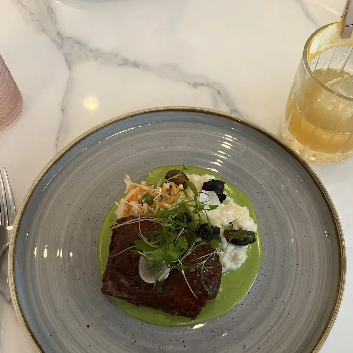 Braised Beef with Green Sauce