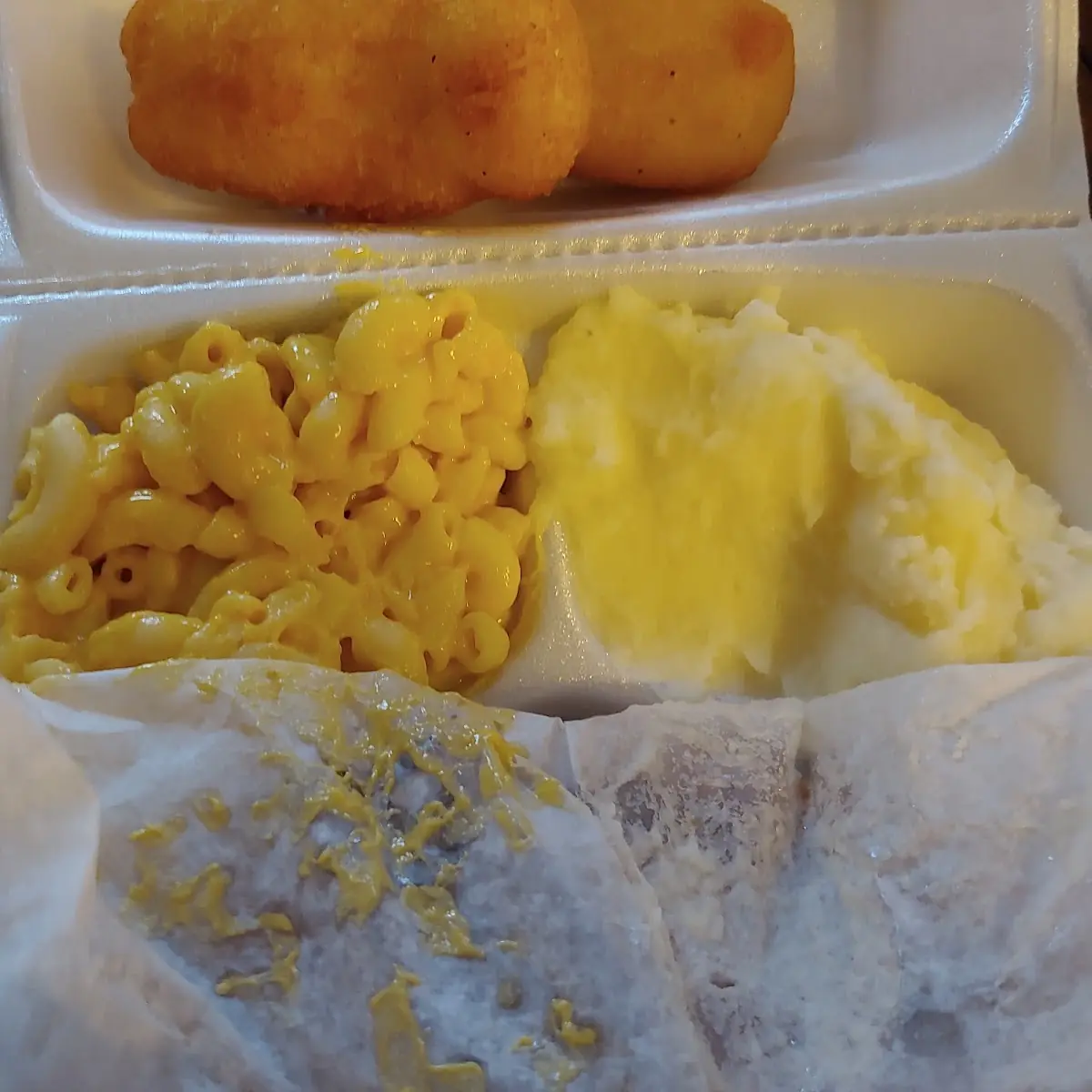 Cornbread Mac and Cheese Mashed Potatoes