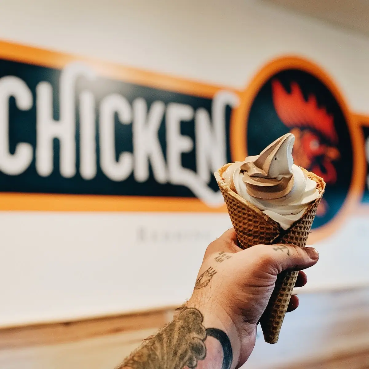 Buffalo Chicken Cone