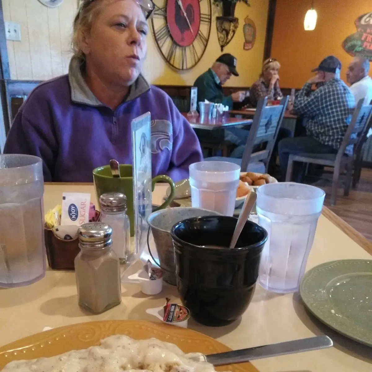 Biscuits and Gravy with Scrambled Eggs