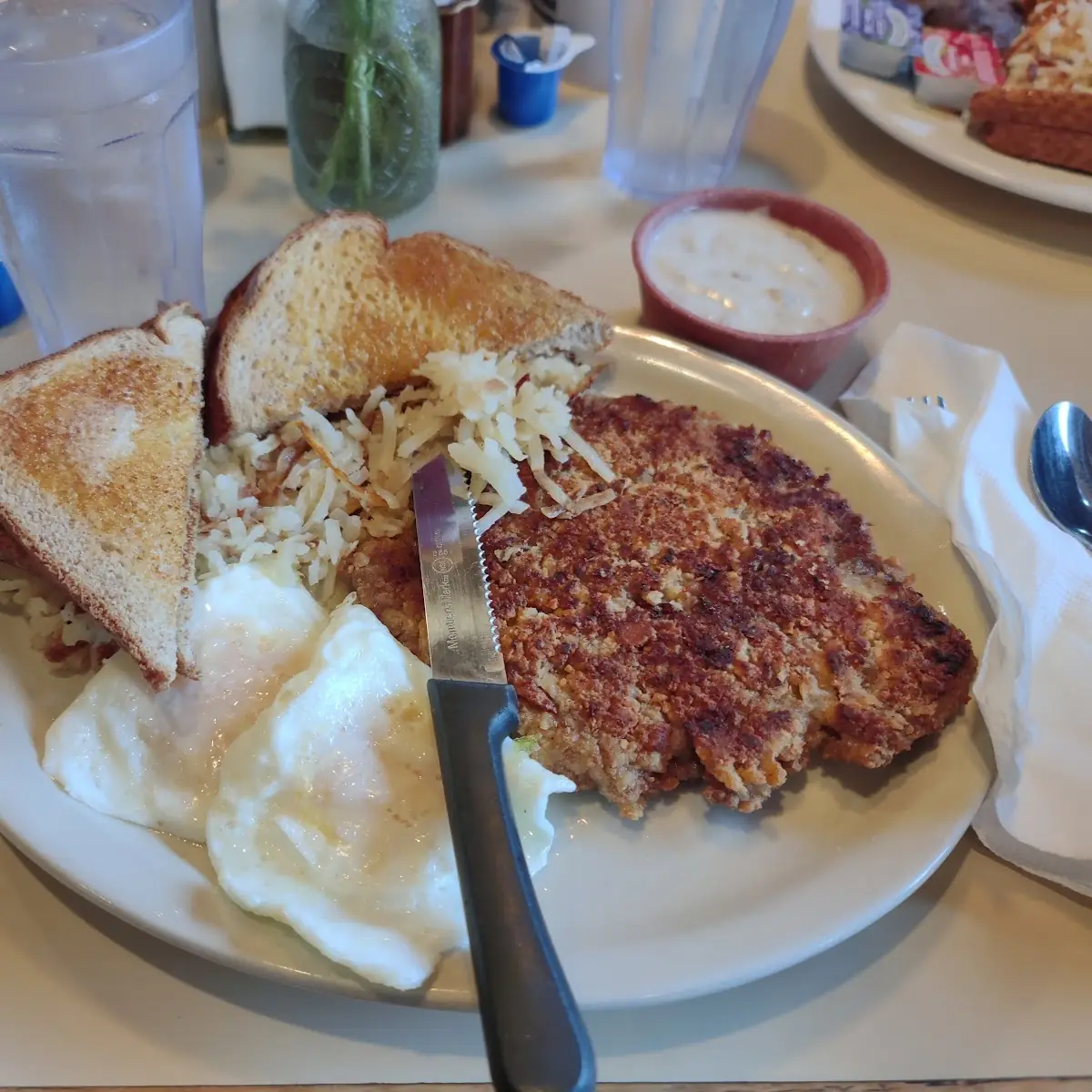 Chicken Fried Steak & Eggs