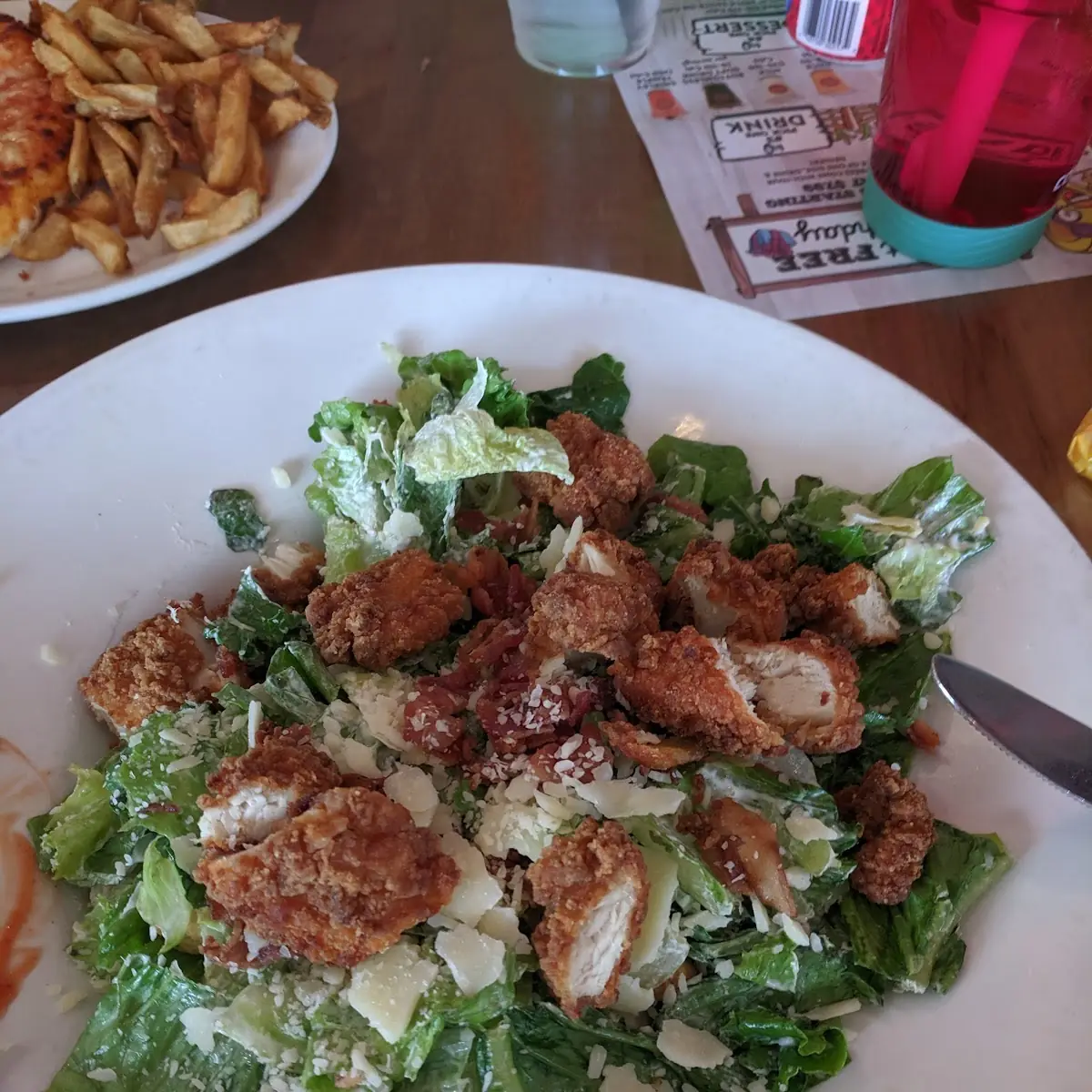 Ceasar Salad with Rotisserie Chicken, Harvey's