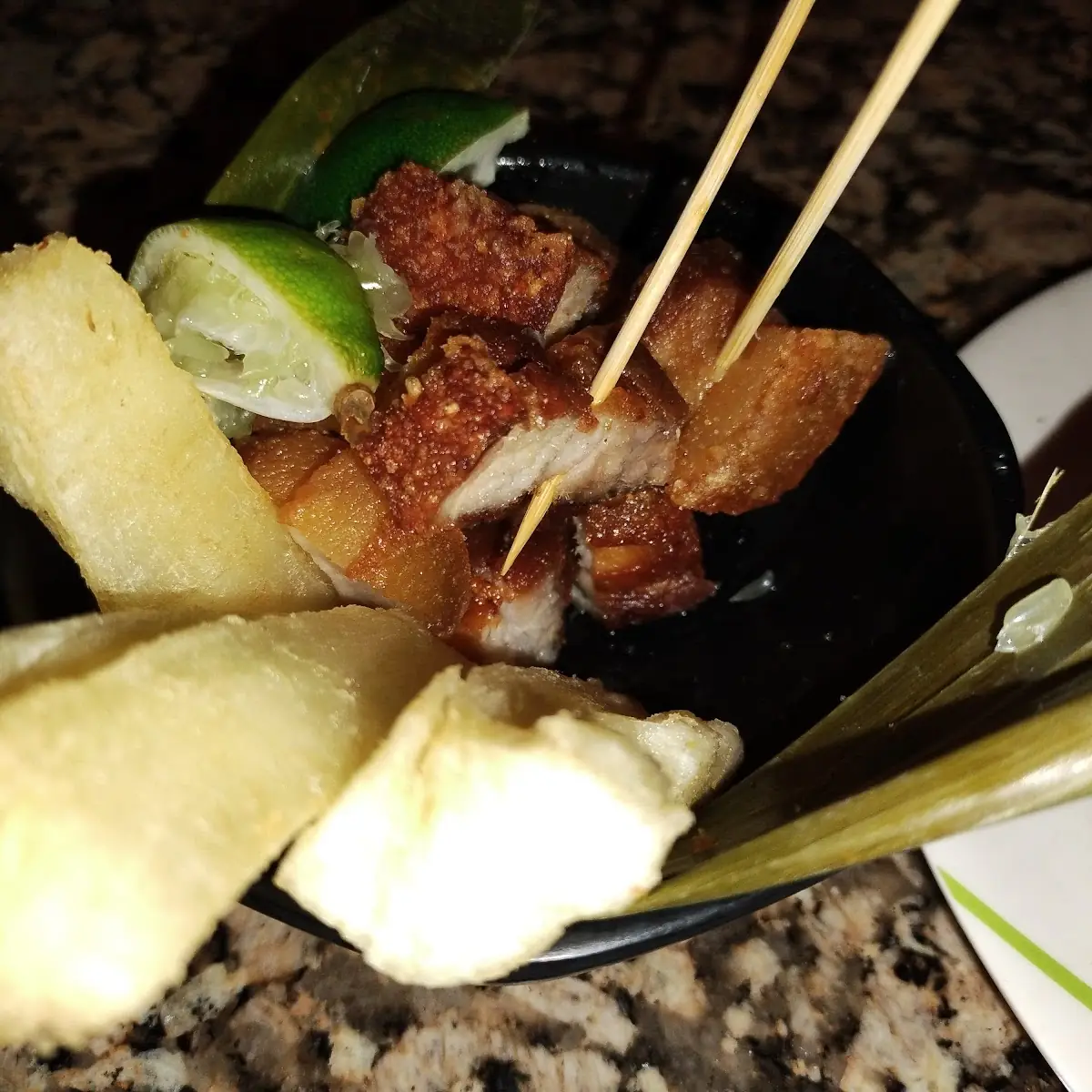 Chicharron with Yuca Fries