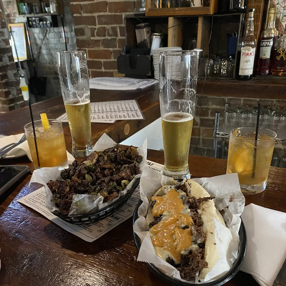 Cheese Steak and Brussels Sprouts