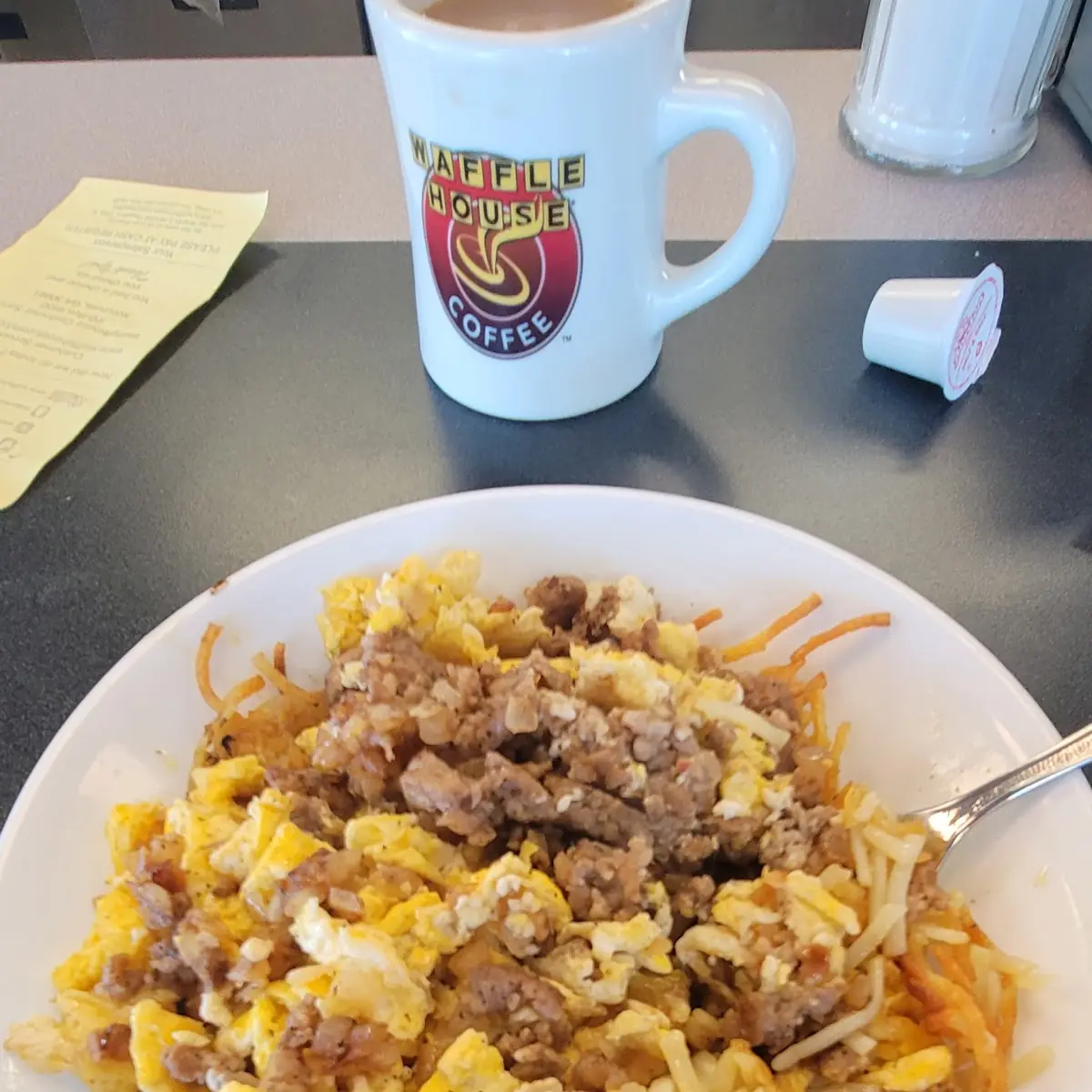 Sausage Hash Brown Bowl