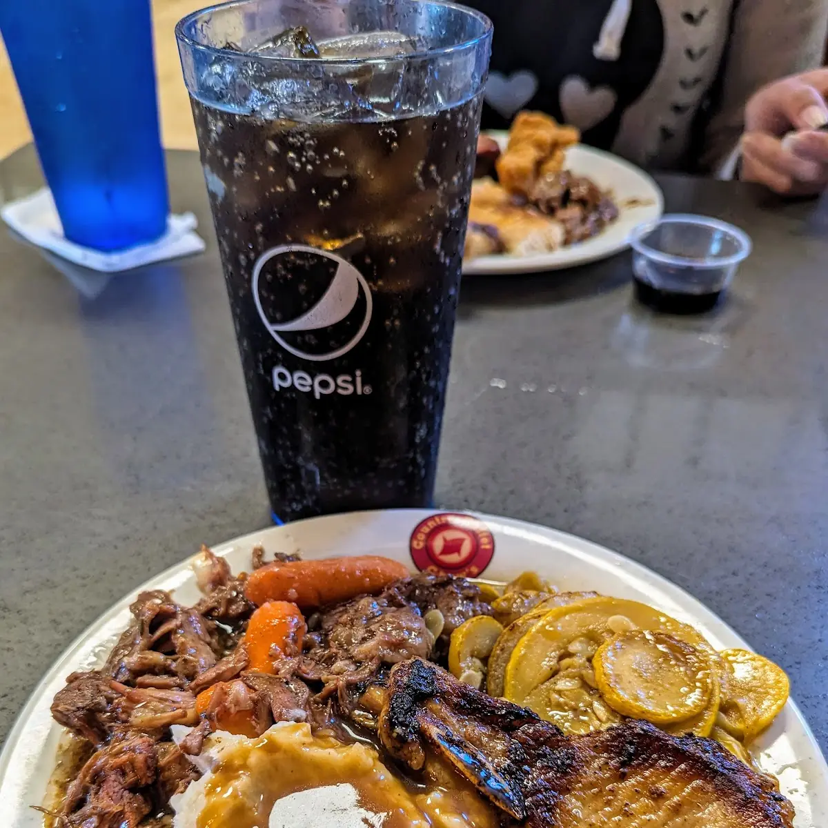 Pot Roast and Mashed Potatoes and Gravy