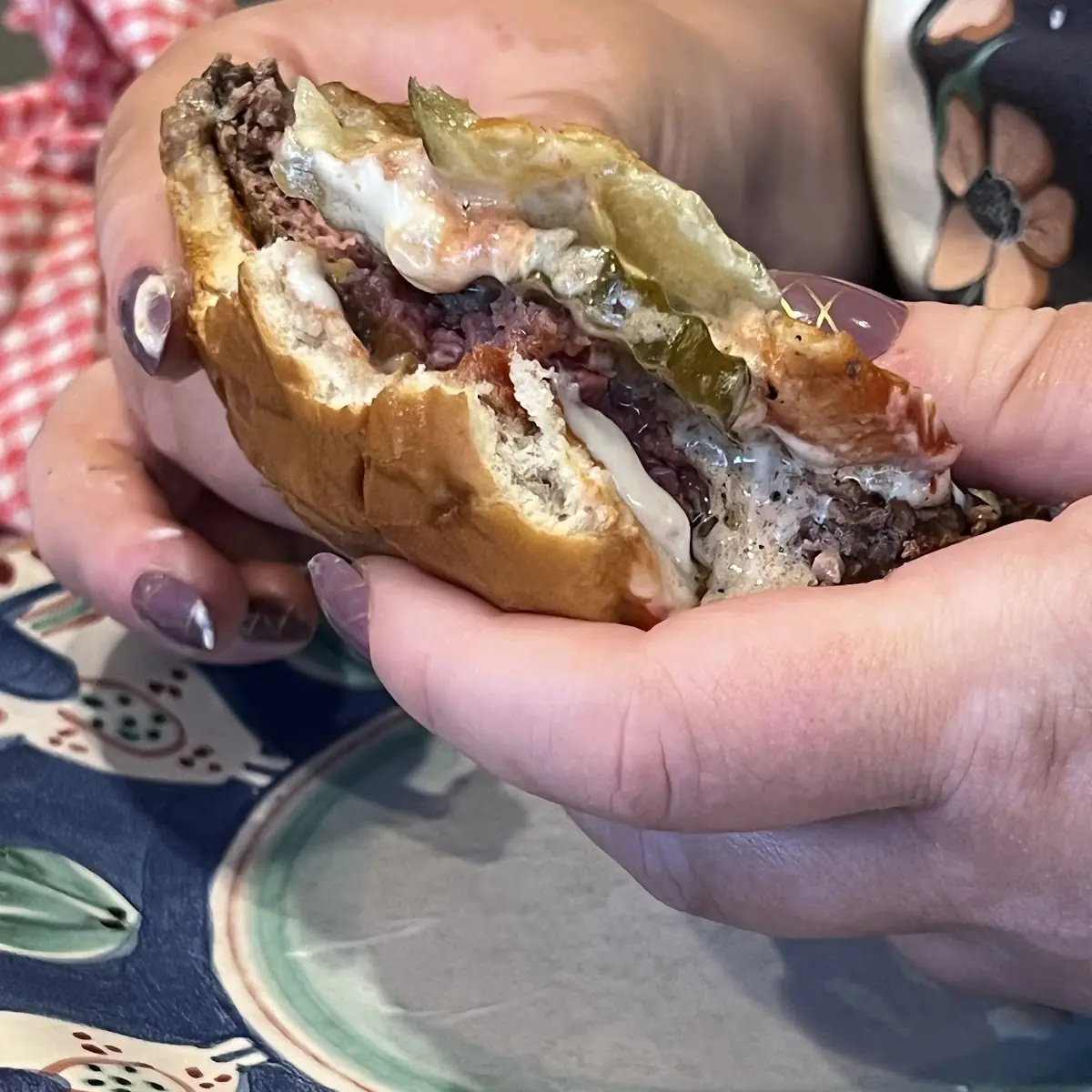 Burger with Ketchup