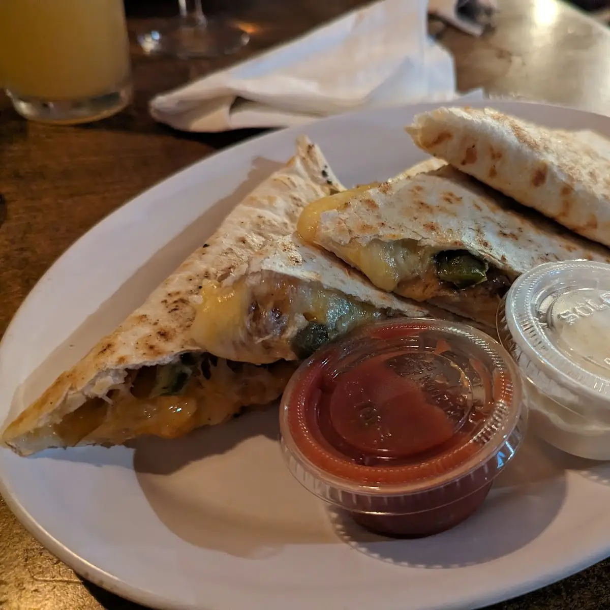Shabang Shrimp Quesadilla