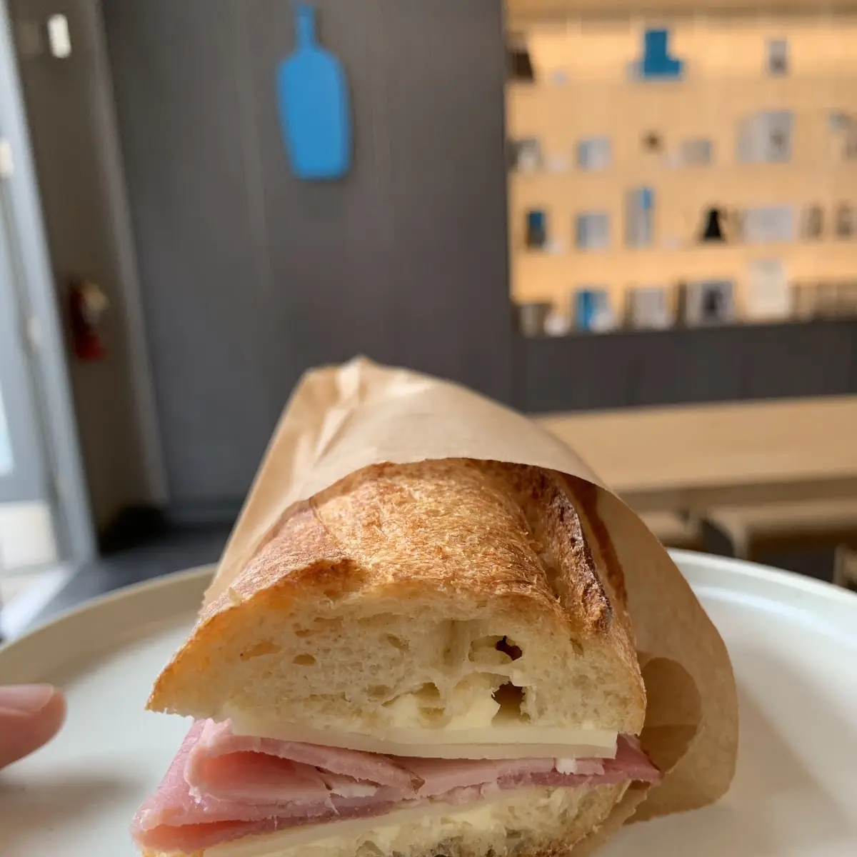 Ham & Cheese Baguette Sandwich