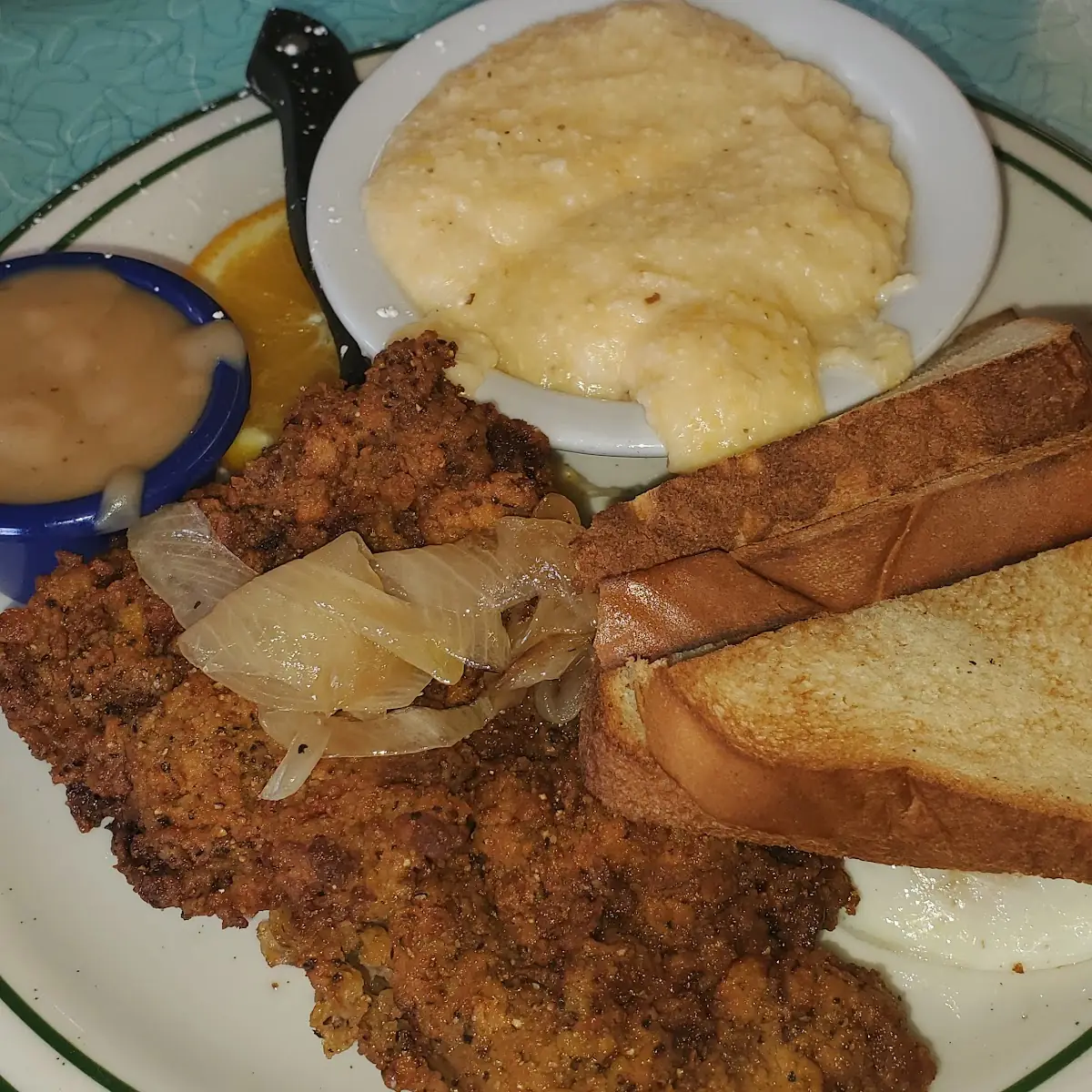 Fried Pork Chop & Sausage Gravy