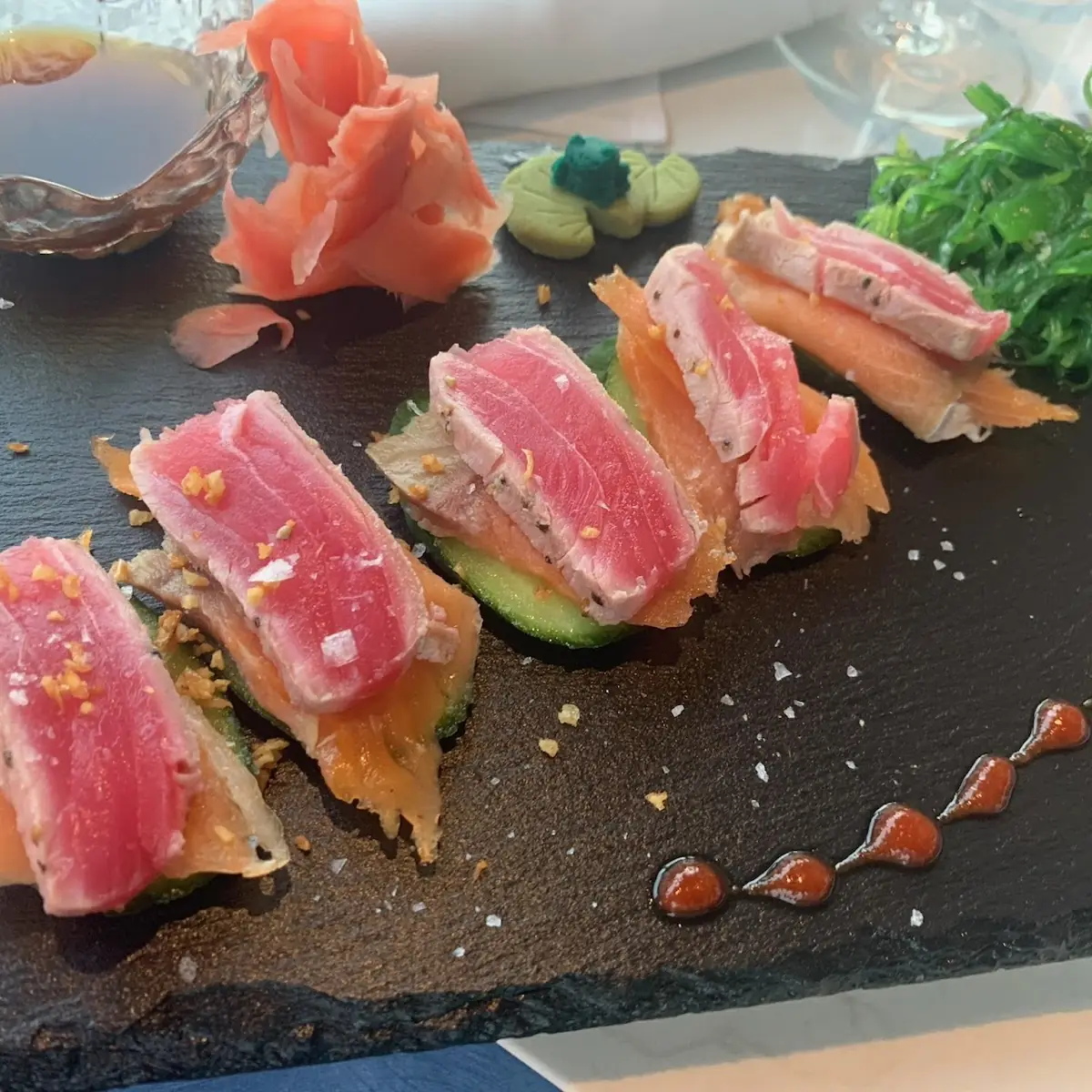 Seared Ahi Tuna Crisps