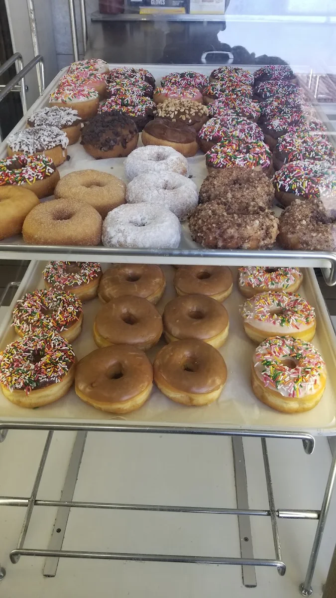 Glszed Sprinles Cake Donuts
