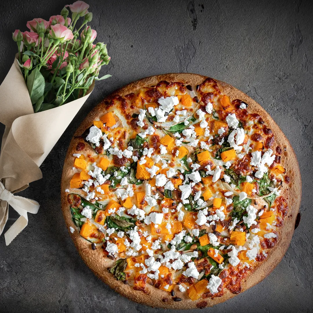 Roasted Pumpkin and Fetta, Dante's Pizza