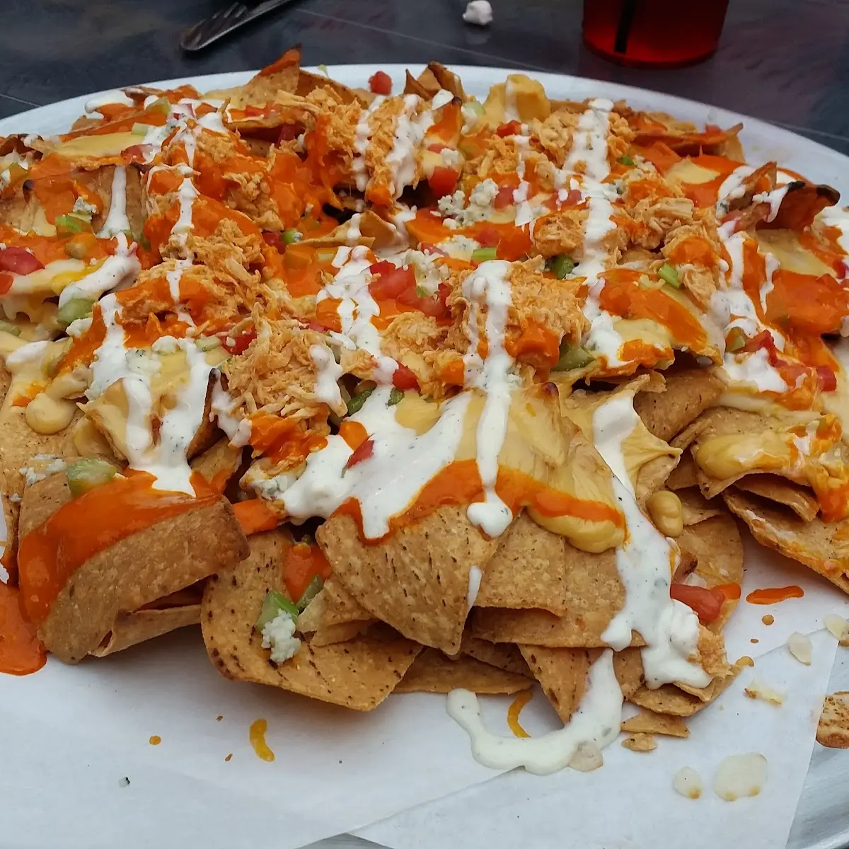 Buffalo Chicken Nachos