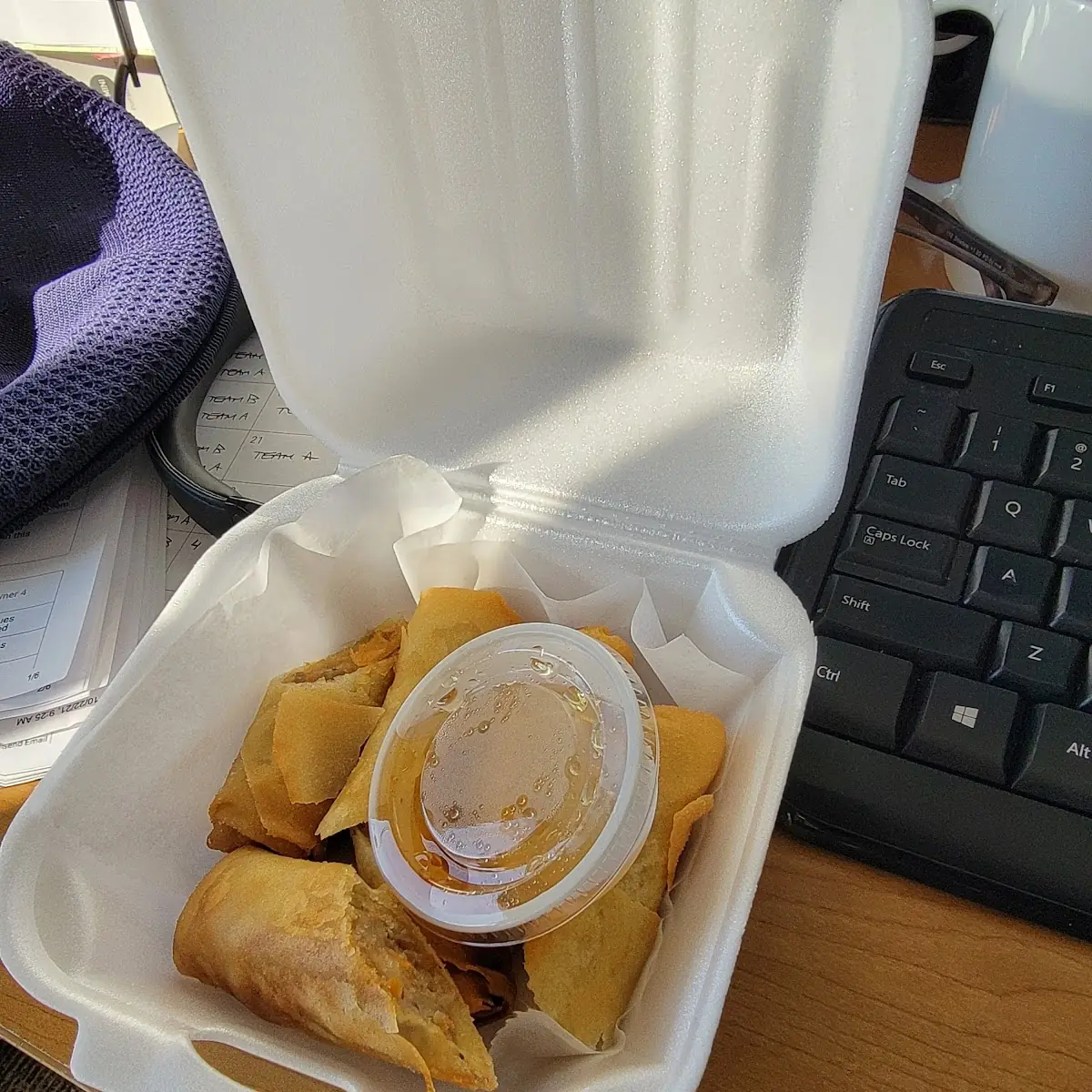 3 Fried Egg Rolls
