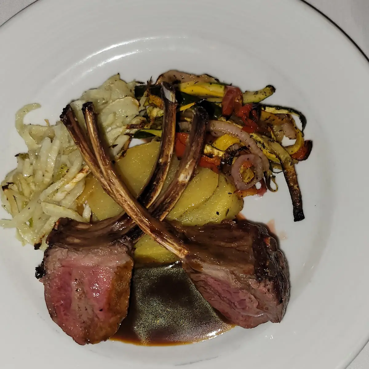 Grilled Lamb Chops with Mint Sauce