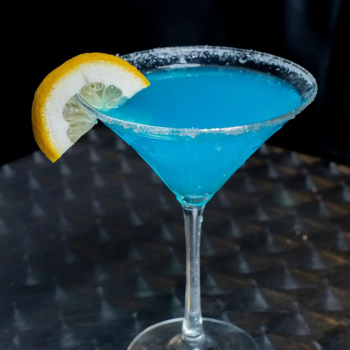 Blue Raspberry Lemon Drop Martini