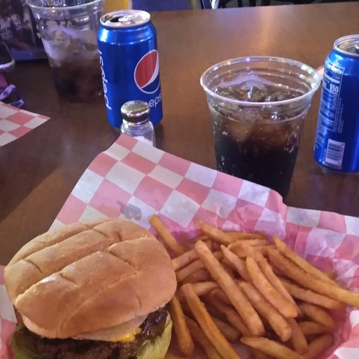 Burger and Fries
