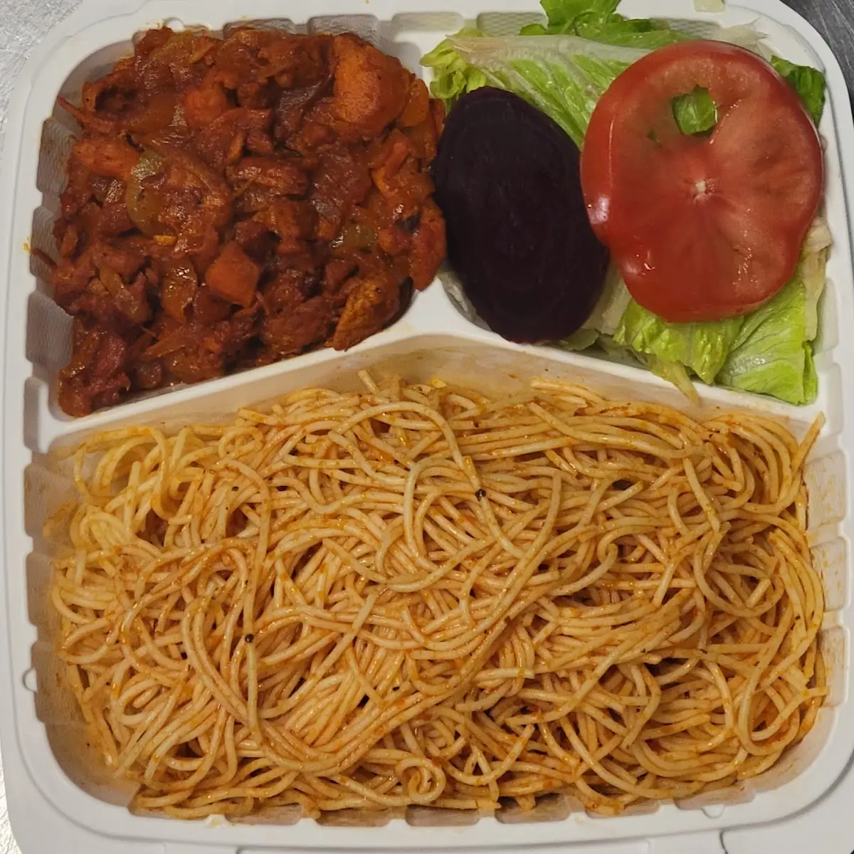 Pasta with Curry Chicken