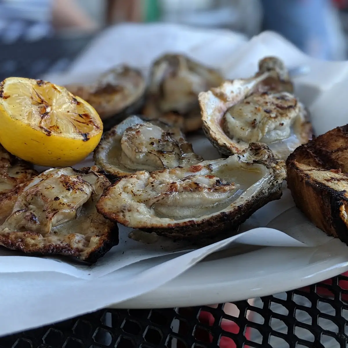 Char Grilled Oysters on the Half Shell