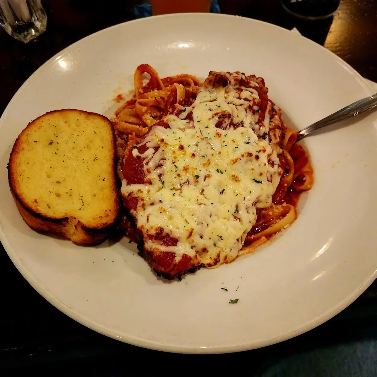 Chicken Parmigiana Dinner
