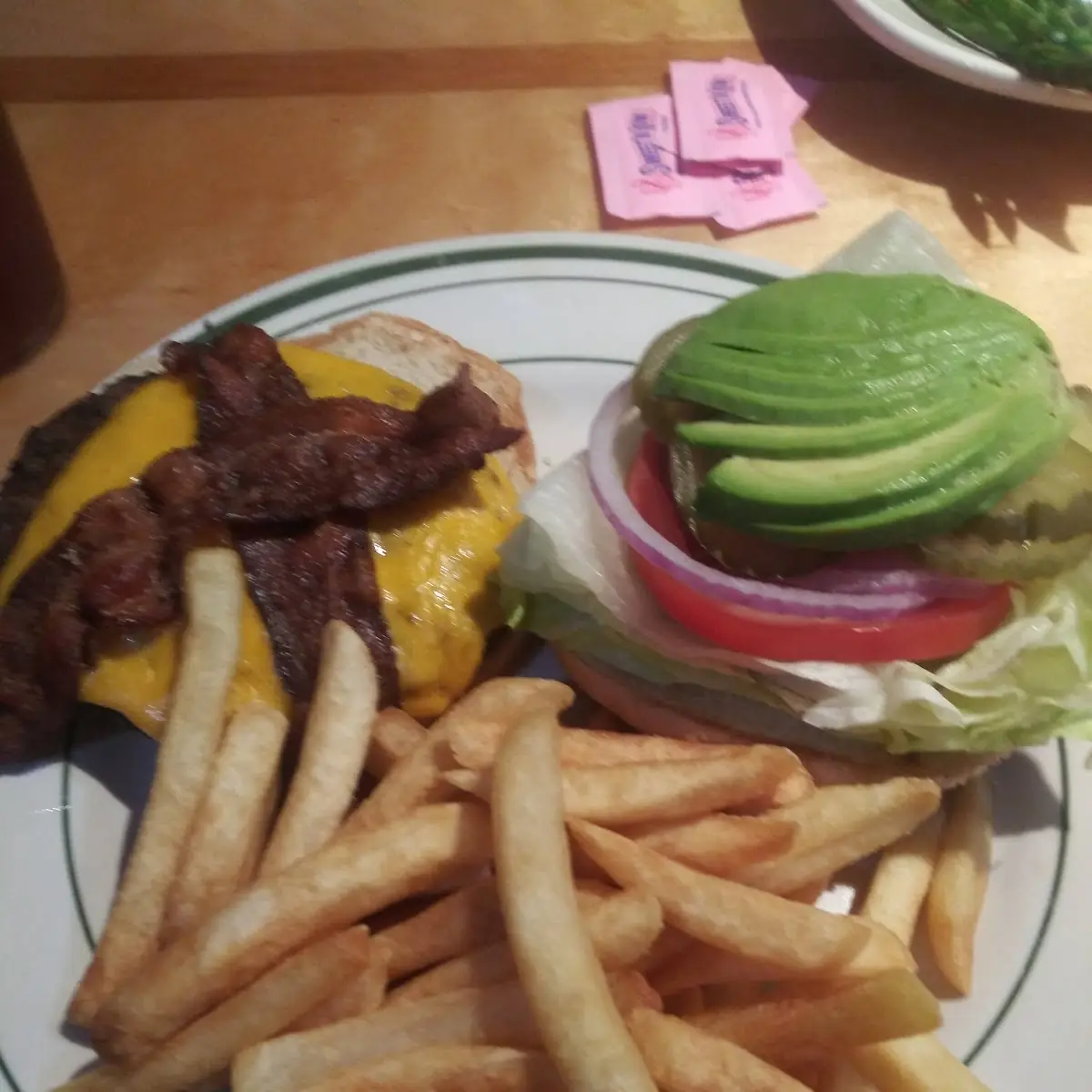 Avocado Bacon Cheeseburger