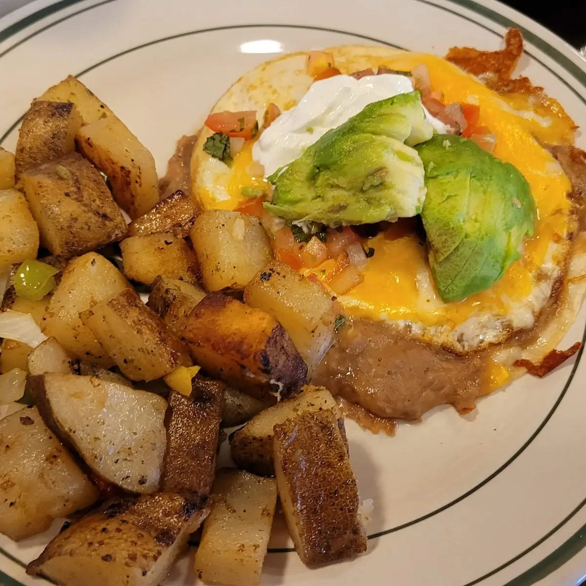 Bacon Sausage Omelette