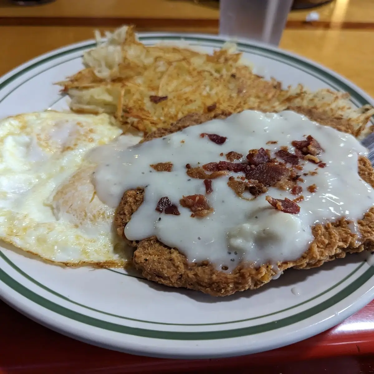 Chicken Fried Steak and Eggs