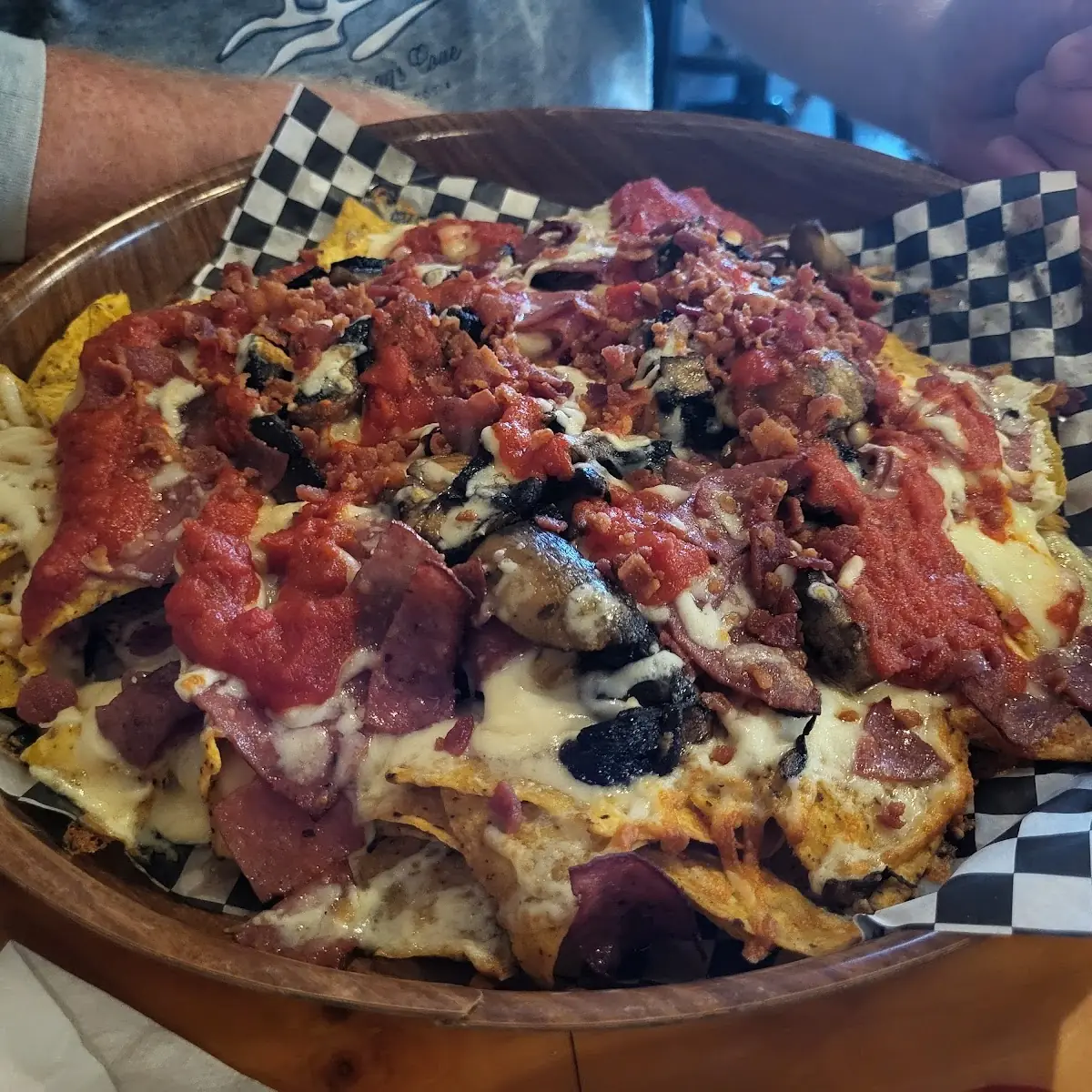 Pepperoni Bacon Mushrooms Pizza