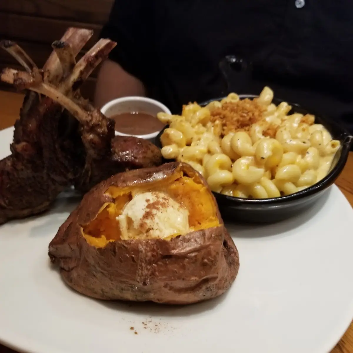 Ribeye Steak Baked Potato Mac N Cheese